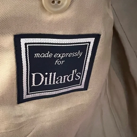 Ralph Lauren  Black  Label For Dillards Men’s Silk Blazer Suit Coat Size 40R - Picture 5 of 6